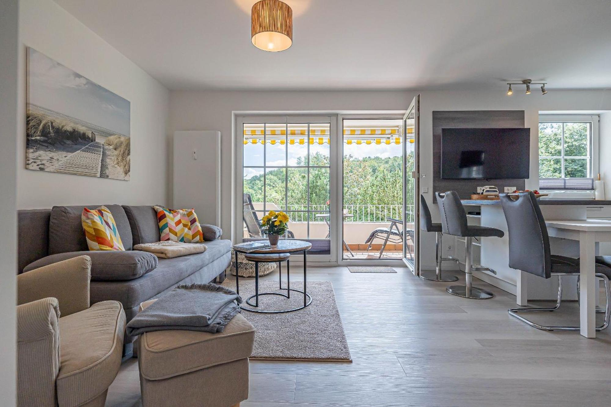 Fewo1846 - Strandresidenz Wassersleben Suedblick App 689 - Komfortables Apartment Mit Balkon Und Meerblick 哈里斯莱 外观 照片